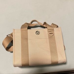 Lululemon canvas mini tote